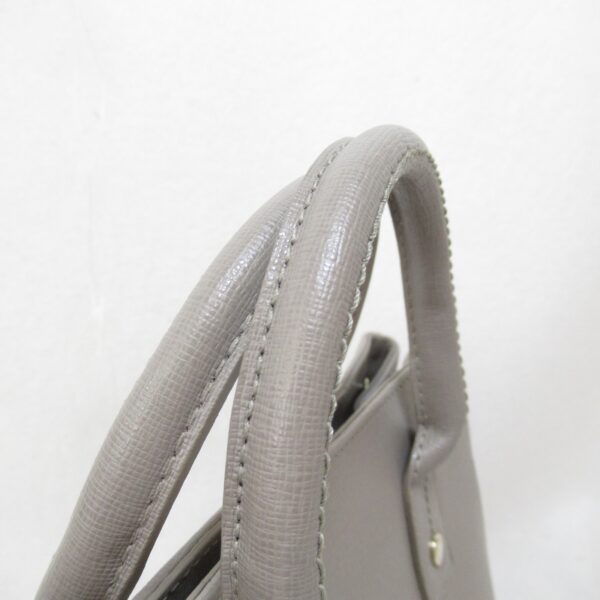 2101217684163 8 Furla Leather Mini Tote Bag Gray