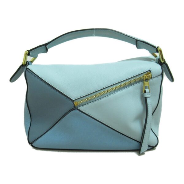 2101217695336 5 Loewe Puzzle Bag Small 2Way Shoulder Bag Calf Blue