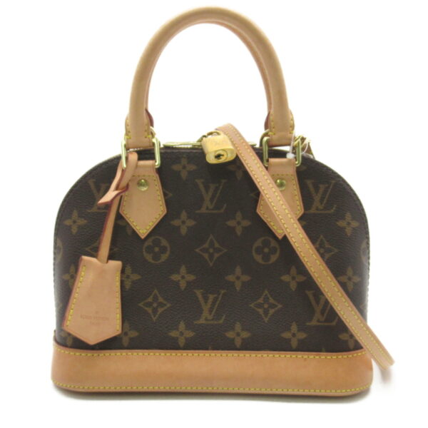 2101217696944 1 Louis Vuitton Alma BB 2way Shoulder Bag Monogram Brown