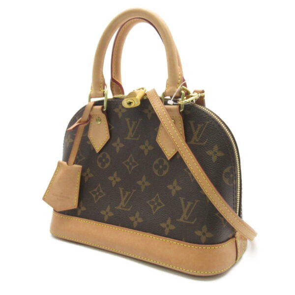 2101217696944 2 Louis Vuitton Alma BB 2way Shoulder Bag Monogram Brown