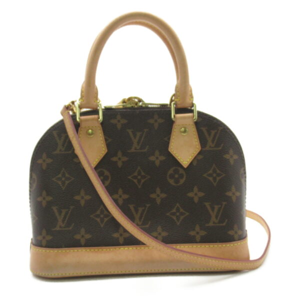 2101217696944 3 Louis Vuitton Alma BB 2way Shoulder Bag Monogram Brown