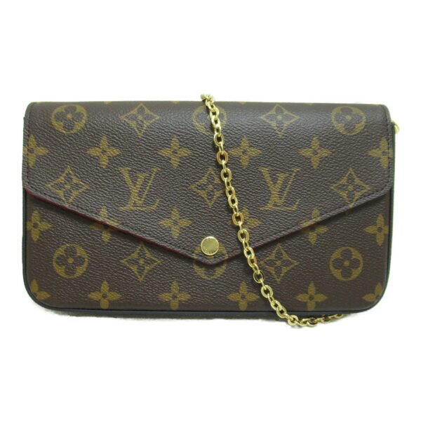 2101217701952 4 Louis Vuitton Pochette Félicie Shoulder Bag Monogram Brown