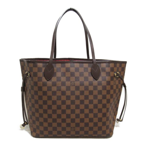 2101217734479 3 Louis Vuitton Neverfull MM Tote Bag Damier Brown