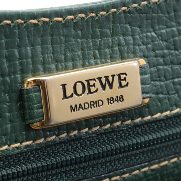 2101217743198 4 Loewe Barcelona Handbag Leather Green