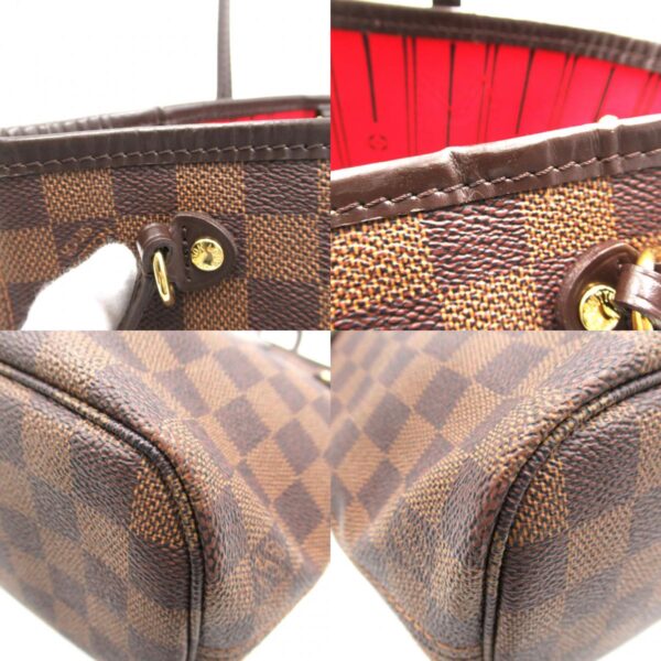 2101217745277 10c Louis Vuitton Neverfull Tote Bag Damier Brown