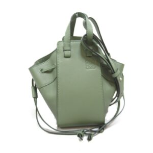 2101217747899 2 Loewe Hammock Mini Drawstring Shoulder Bag Calf Khaki