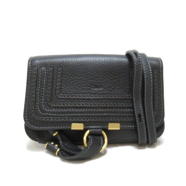 2101217750202 2 Chloe Leather Waist Bag Black