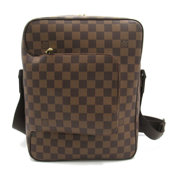 2101217760614 2 Louis Vuitton Olaf MM Shoulder Bag Damier Brown