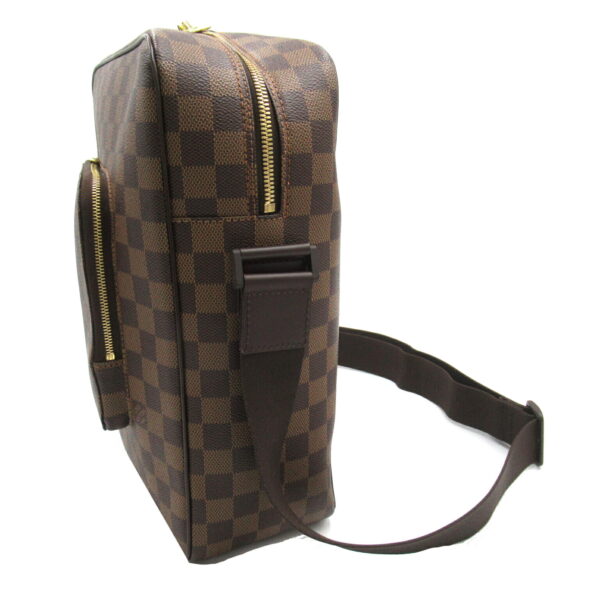 2101217760614 3 Louis Vuitton Olaf MM Shoulder Bag Damier Brown