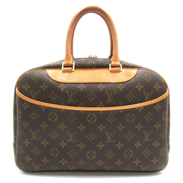 2101217760980 1 Louis Vuitton Deauville Handbag Monogram Brown