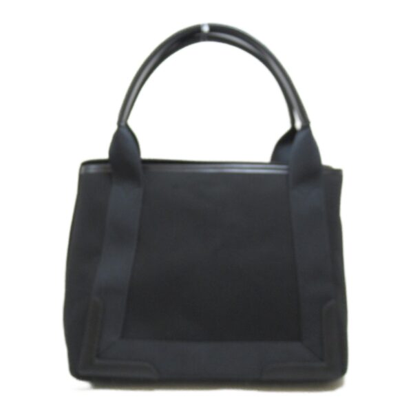 2101217766524 3 Balenciaga Navy Small Cabas Tote Bag Calf Cotton Black