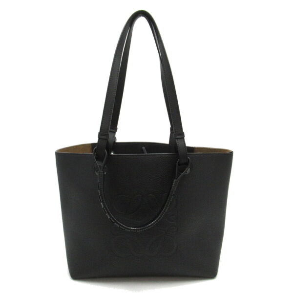 2101217769716 1 Loewe Anagram 2Way Tote Leather Black