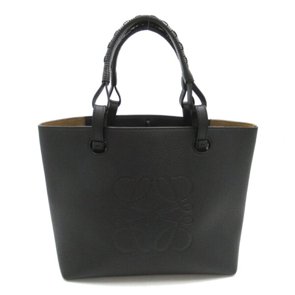 2101217769716 2 Loewe Anagram 2Way Tote Leather Black