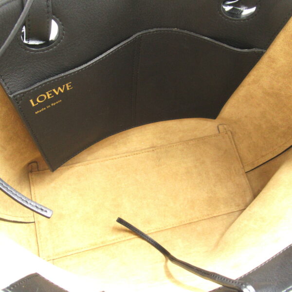 2101217769716 7 Loewe Anagram 2Way Tote Leather Black