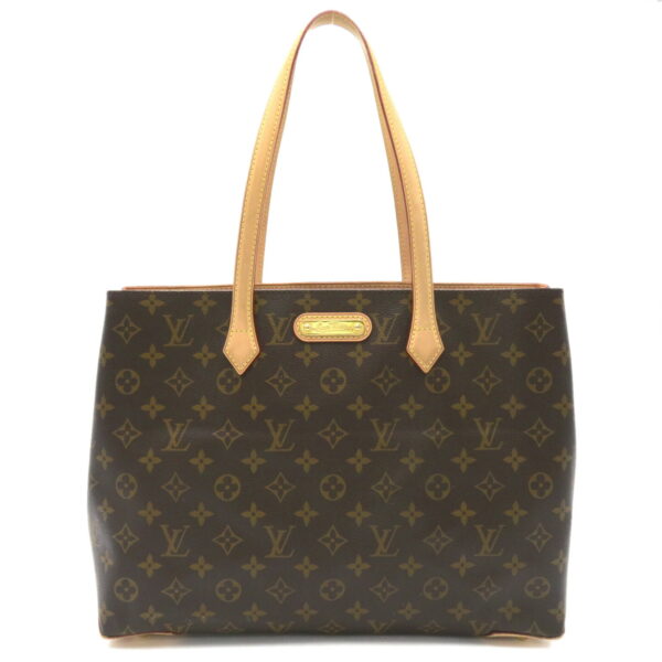 2101217769815 1 Louis Vuitton Wilshire Shoulder Bag Monogram Brown