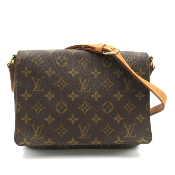 2101217770019 1 Louis Vuitton Musette Tango Long Shoulder Bag Monogram Brown