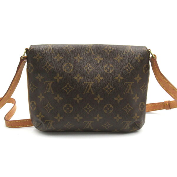 2101217770019 2 Louis Vuitton Musette Tango Long Shoulder Bag Monogram Brown