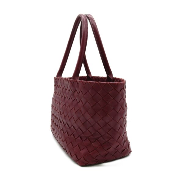 2101217770231 2 Bottega Veneta Tote Bag Lambskin Bordeaux