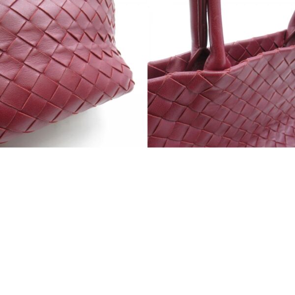 2101217770231 8c Bottega Veneta Tote Bag Lambskin Bordeaux