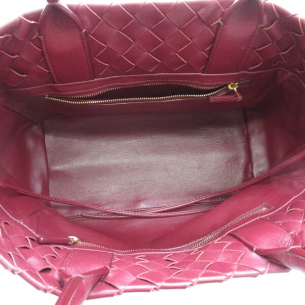 2101217770231 9 Bottega Veneta Tote Bag Lambskin Bordeaux