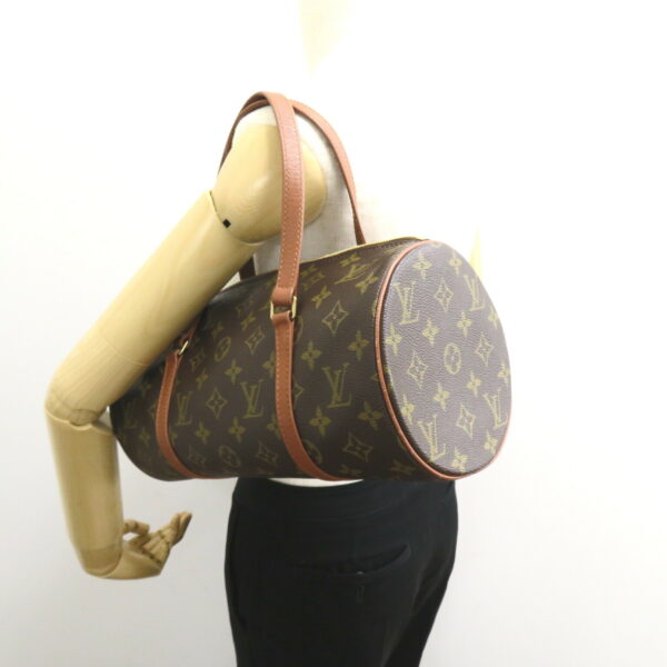 2101217771917 6 Louis Vuitton Papillon Shoulder Bag Monogram Brown