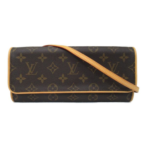 2101217772013 5 Louis Vuitton Pochette Twin GM Shoulder Bag Monogram Brown