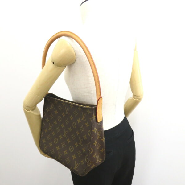 2101217772051 5 Louis Vuitton Looping Shoulder Bag Monogram Brown