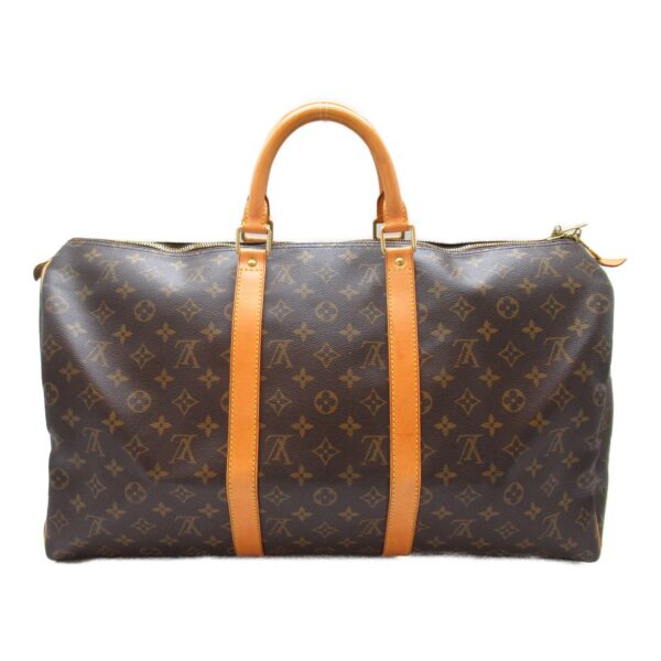 2101217772365 5 Louis Vuitton Keepall 50 Bag Monogram Brown