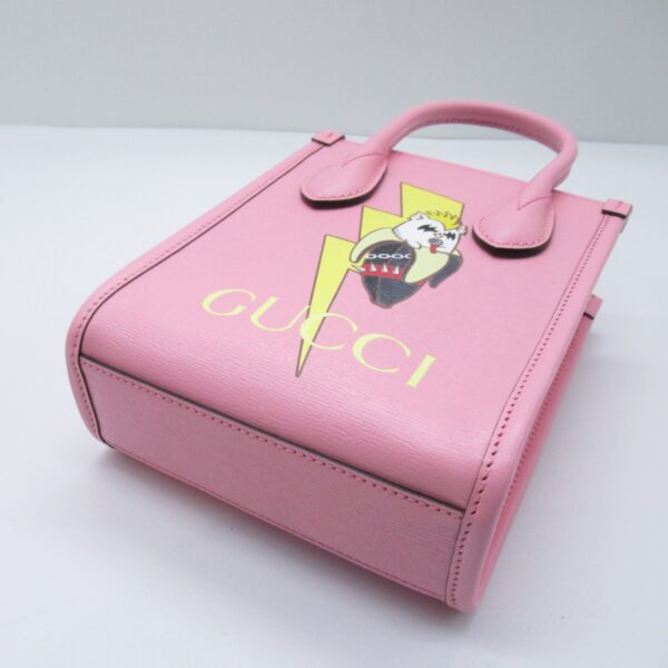 2101217772778 6 Gucci 2Way Handbag Leather Pink