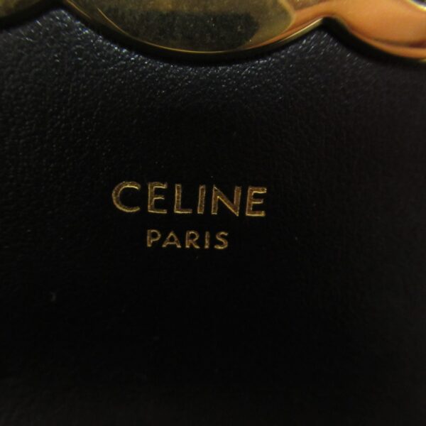 2101217772969 10 Celine Calf Leather Shoulder Bag Black