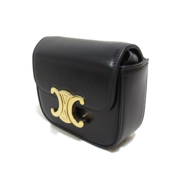 2101217772969 4 Celine Calf Leather Shoulder Bag Black