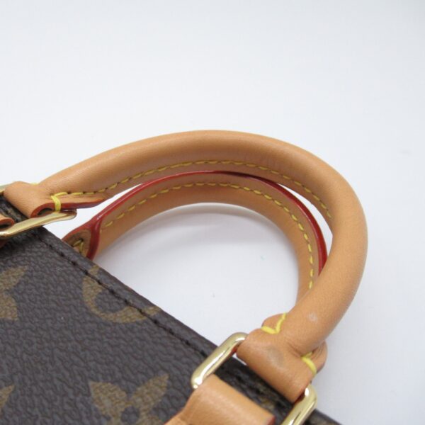 2101217773676 9 Louis Vuitton Petit Sac Plat Shoulder Bag Monogram Brown