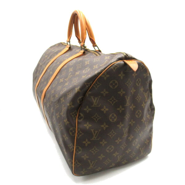 2101217787574 3 Louis Vuitton Keepall Bag Monogram Brown