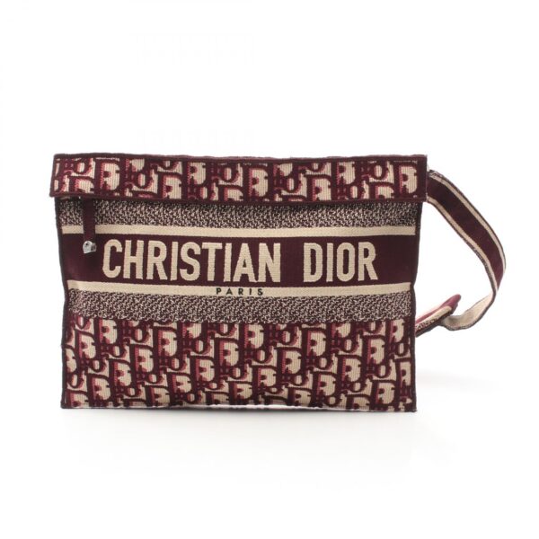 2101217788311 1 Dior Oblique Jacquard Waist Bag Beige Bordeaux