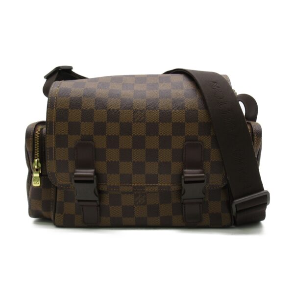 2101217793711 1 Louis Vuitton Reporter Melvire Shoulder Bag Damier Brown