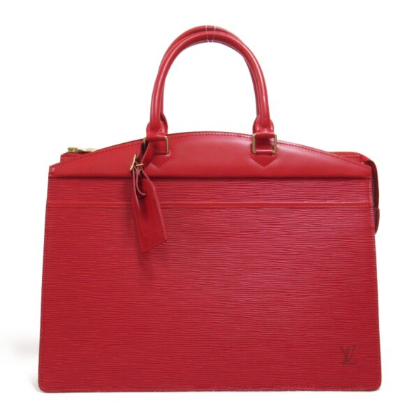 2101217805865 2 Louis Vuitton Riviera Handbag Leather Epi Red