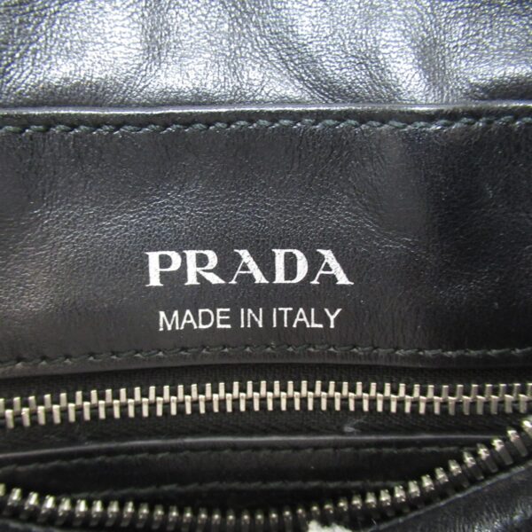 2101217805889 10 Prada Chain Shoulder Bag Leather Black