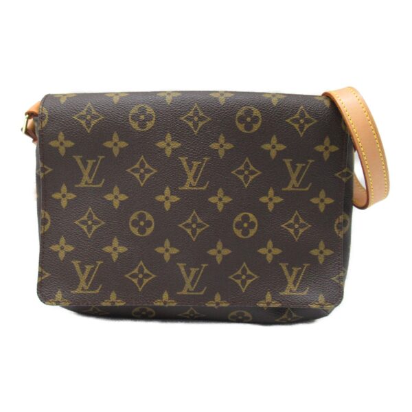 2101217806428 3 Louis Vuitton Musette Tango Short Shoulder Bag Monogram Brown