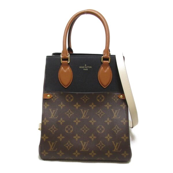 2101217806466 3 Louis Vuitton Fold Tote Shoulder Bag Monogram Brown