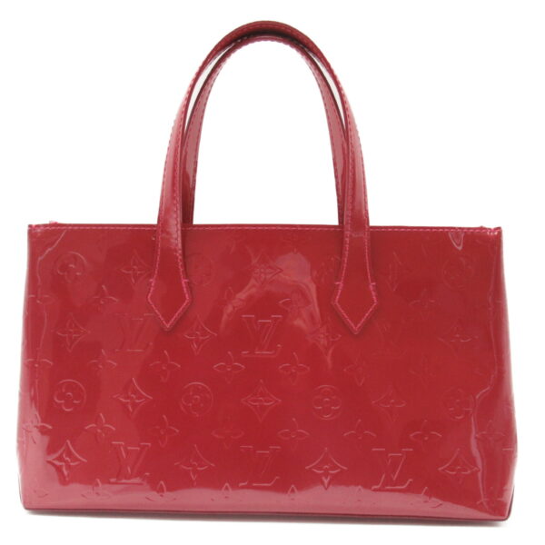 2101217807005 2 Louis Vuitton Wilshire Handbag Enamel Vernis Red