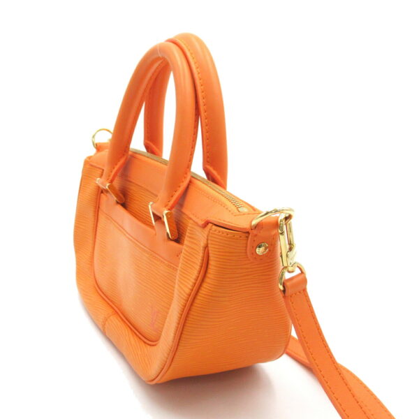 2101217807548 3 Louis Vuitton DAnura Shoulder Bag Leather Epi Orange