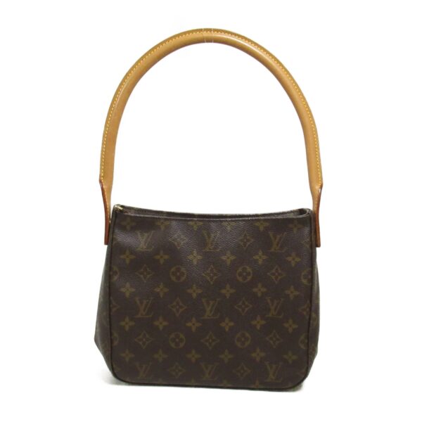 2101217809955 2 Louis Vuitton Looping Shoulder Bag Monogram Brown