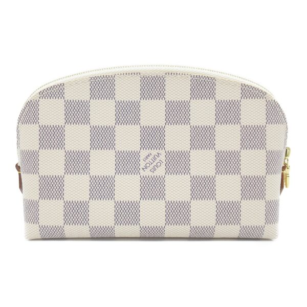 2101217819602 2 Louis Vuitton Pochette Cosmetic Pouch Damier Azur White