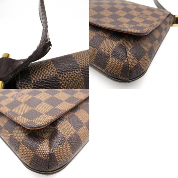 2101217826204 10c Louis Vuitton Musette Tango Long Shoulder Bag Damier Brown