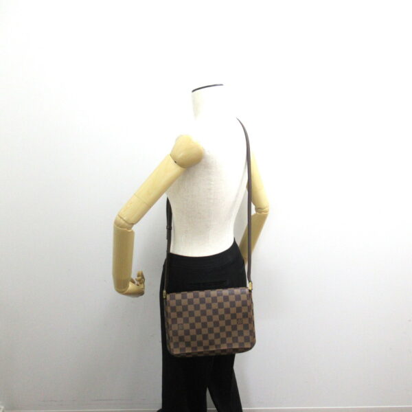 2101217826204 5 Louis Vuitton Musette Tango Long Shoulder Bag Damier Brown