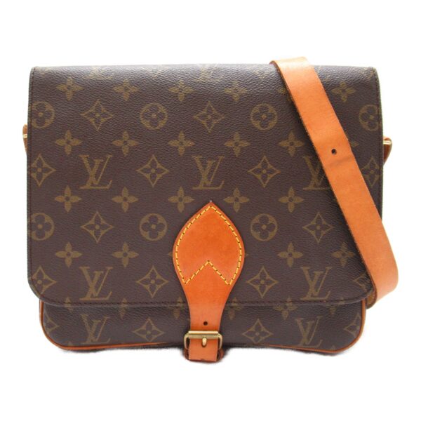 2101217833790 3 Louis Vuitton Cartesier Shoulder Bag Monogram Brown