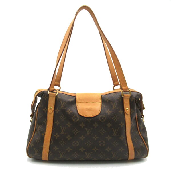 2101217833820 2 Louis Vuitton Stresa Shoulder Bag Monogram Brown