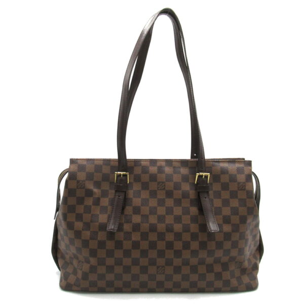 2101217833981 1 Louis Vuitton Chelsea Tote Bag Damier Brown