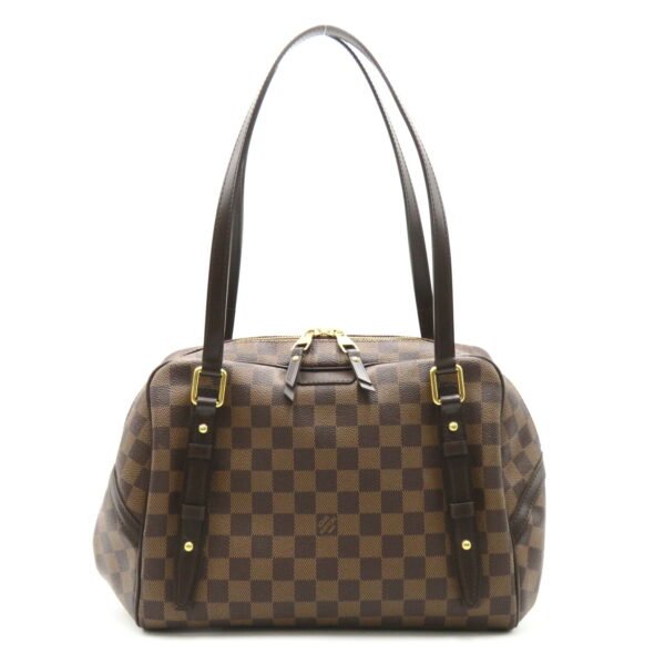 2101217834711 1 Louis Vuitton Rivington Shoulder Bag Damier Brown