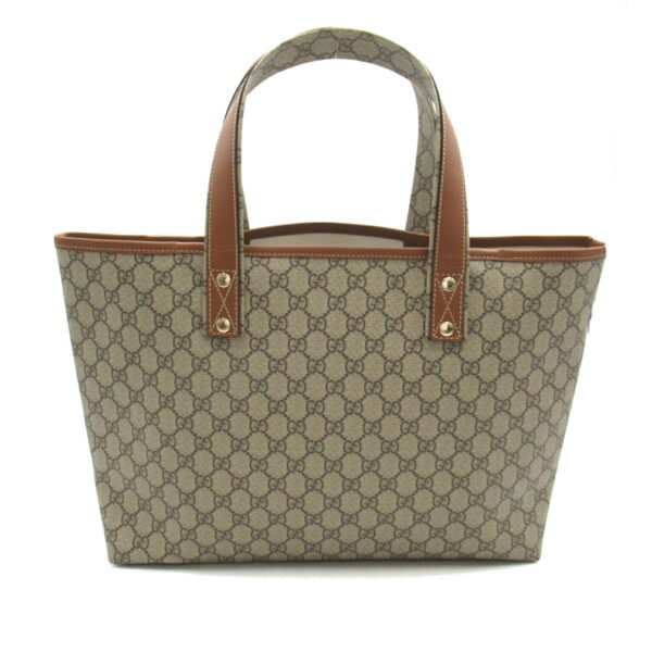 2101217835817 2 Gucci GG Supreme Sherry Line Tote Bag Brown Beige